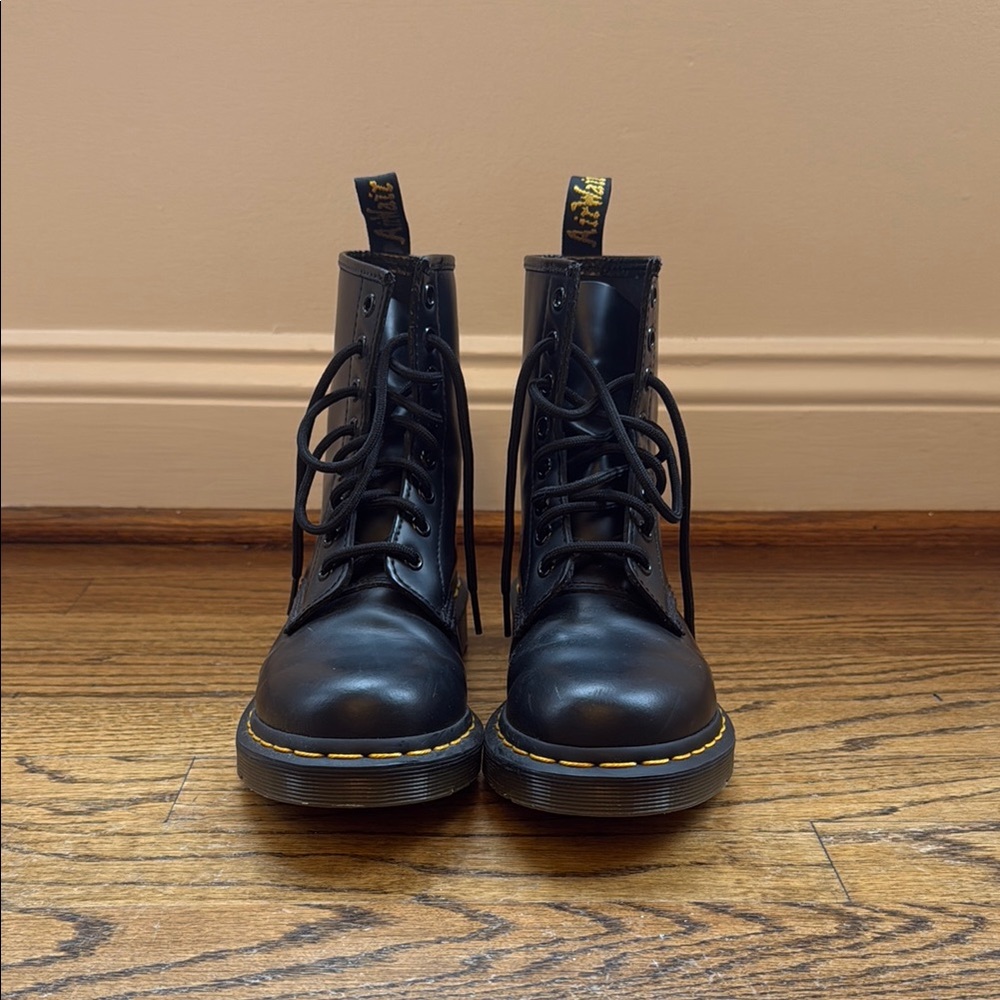 Dr. Martens Black Leather Boots